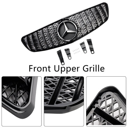 2005-2010 Mercedes Benz R-Class W251 R350 R500 Pre-Facelift GT Style Front Bumper Grill Black Chrome Grille