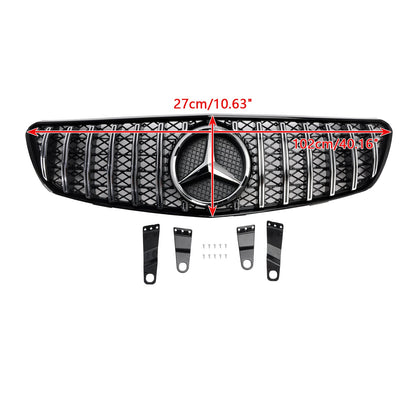 2005-2010 Mercedes Benz R-Class W251 GT Style Front Grill Air Intake Radiator Bumper Chrome Grille With Star Emblem