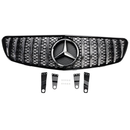 2005-2010 Mercedes Benz R-Class W251 GT Style Front Grill Air Intake Radiator Bumper Chrome Grille With Star Emblem