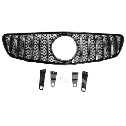 2005-2010 Mercedes Benz R-Class W251 R350 R500 Pre-Facelift GT Style Front Bumper Grill Black Chrome Grille