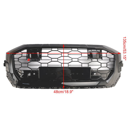 2019-2023 Audi Q8 SQ8 RSQ8 Style Front Honeycomb Mesh Grill Gloss Black Grille