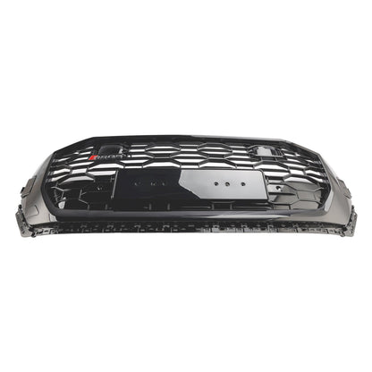 2019-2023 Audi Q8 SQ8 RSQ8 Style Front Honeycomb Mesh Grill Gloss Black Grille
