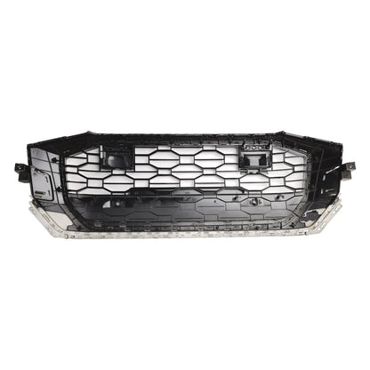 2019-2023 Audi Q8 SQ8 RSQ8 Style Front Honeycomb Mesh Grill Gloss Black Grille