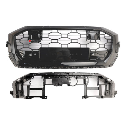 2019-2023 Audi Q8 SQ8 RSQ8 Style Front Honeycomb Mesh Grill Gloss Black Grille