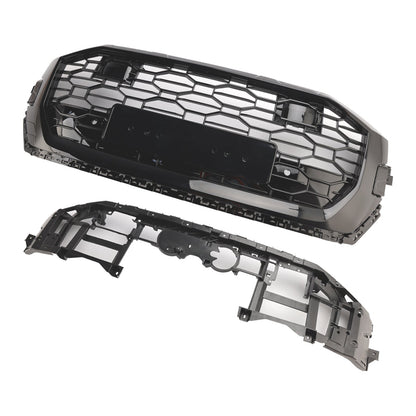 2019-2023 Audi Q8 SQ8 RSQ8 Style Front Honeycomb Mesh Grill Gloss Black Grille