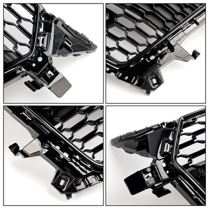 2014-2023 Audi TT / TTS MK3 FV Honeycomb Front Grille RS Mesh Air Intake Radiator Black Grill