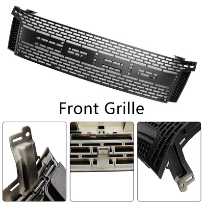 2012-2015 Ford Ranger T6 PX1 Front Grill Raptor Style Bumper Black Grille