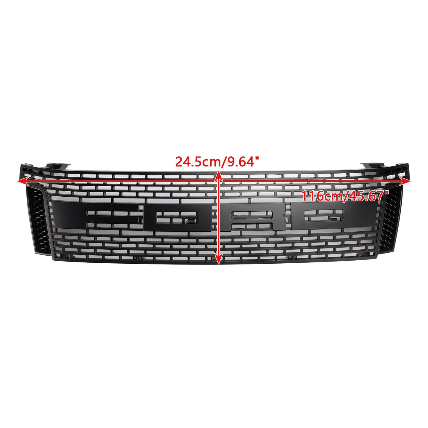 2012-2015 Ford Ranger T6 PX1 Front Grill Raptor Style Bumper Black Grille
