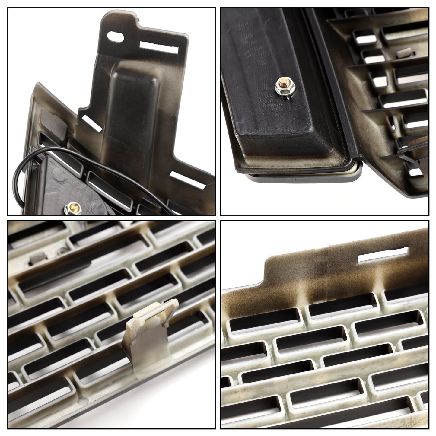 2012 2013 2014 2015 Raptor Style Ford Ranger T6 PX1 Matte Black Front Grill Air Intake Radiator Grille With LED Light