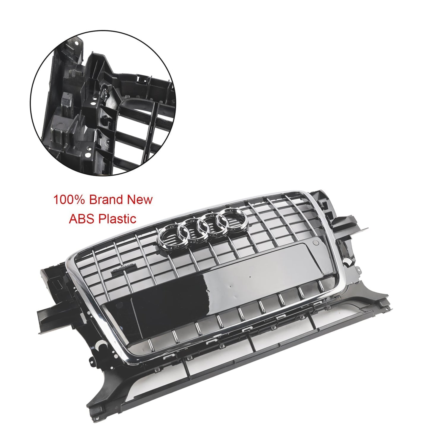 2009-2012 Audi Q5 SQ5 Chrome 8R0853651PT94 Front Bumper Grill Grille