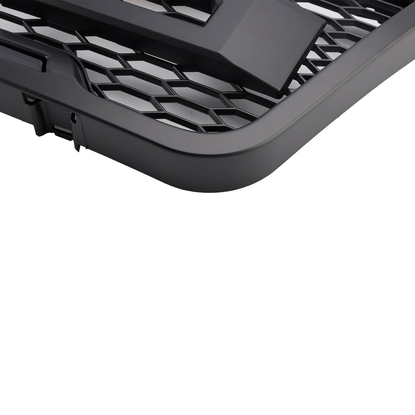 2003-2007 Ford E150 E250 E350 Black Front Bumper Grill Grille With Led