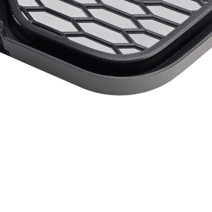 2003-2007 Ford E150 E250 E350 Grill Front Bumper Matte Black Replacement Grille W/ LED Light