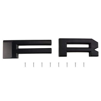 Ford F150 1992-1996 Matte Black Front Honeycomb Bumper Grille Grill W/ Led