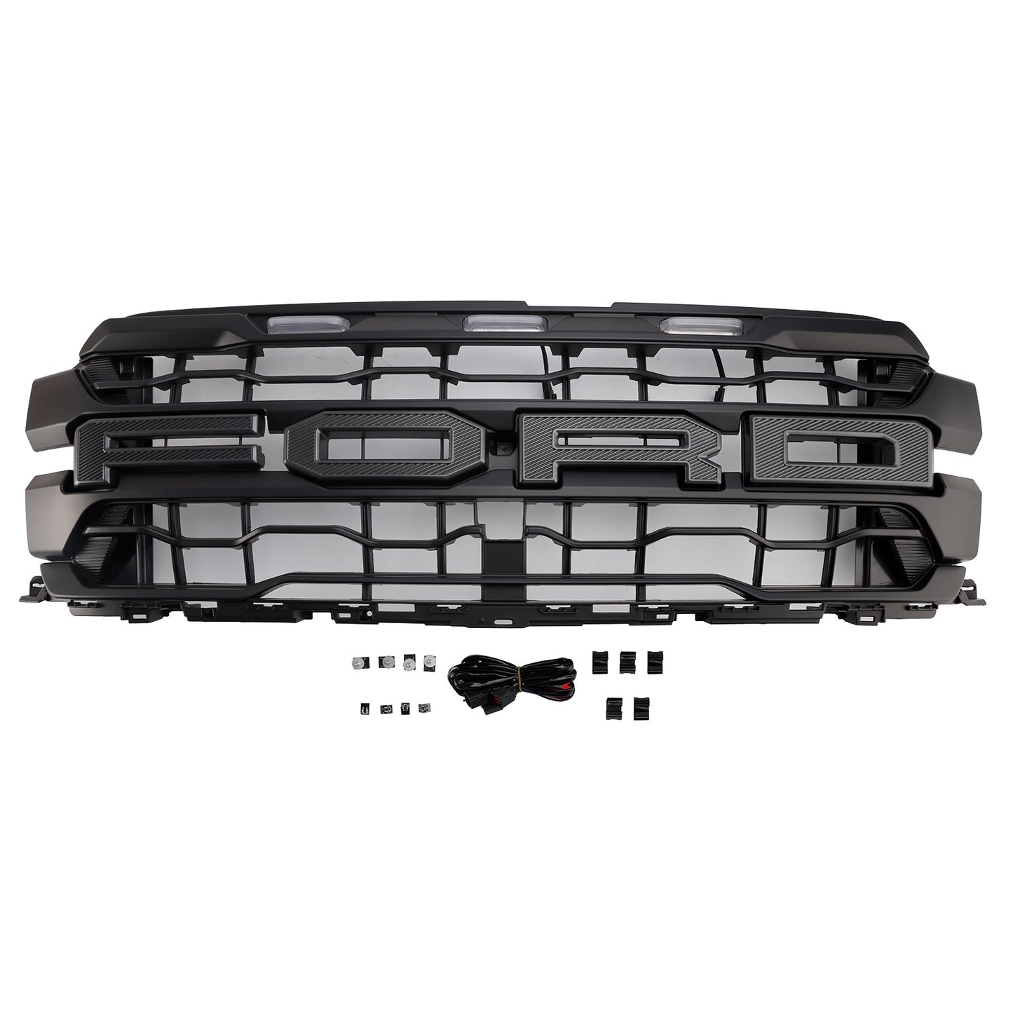 2024-On Ford F150 Raptor Only Black Front Bumper Grille Grill
