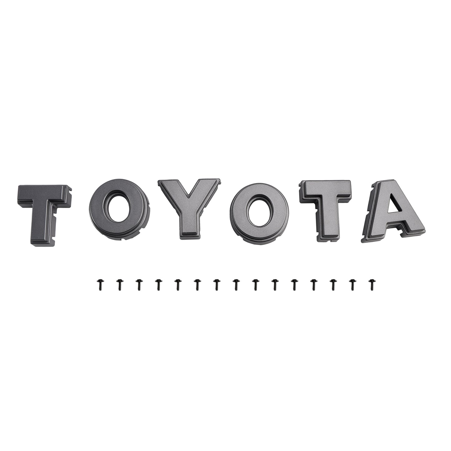 2000-2002 Toyota Tundra Matte Black Front Bumper Grill Grille W/Led