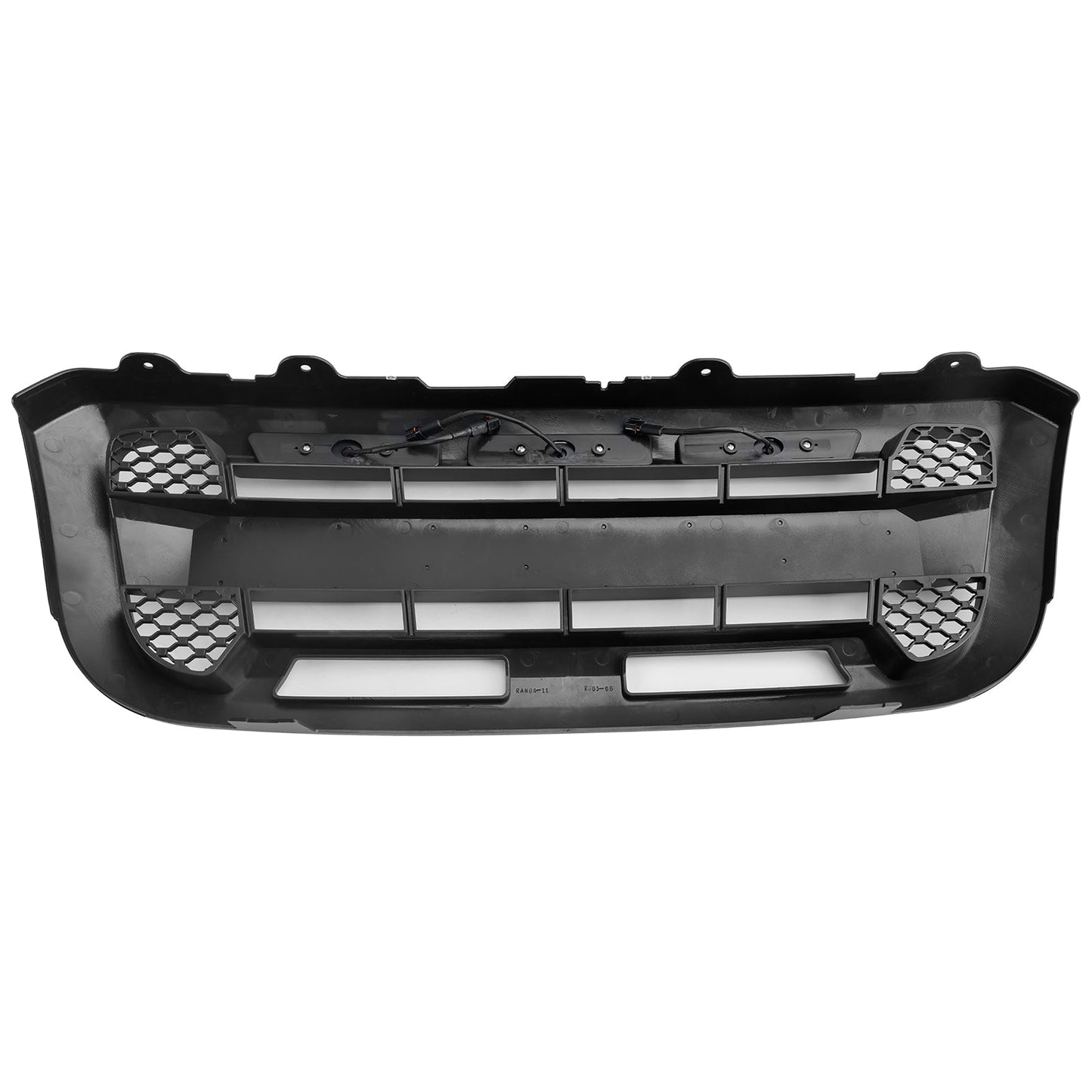 2004-2011 Ford Ranger Raptor Style Grill Front Bumper Matte Black Grille W/ LED Light