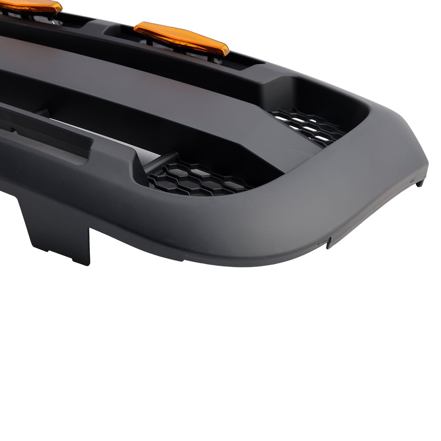 2004-2011 Ford Ranger Raptor Style Grill Front Bumper Matte Black Grille W/ LED Light