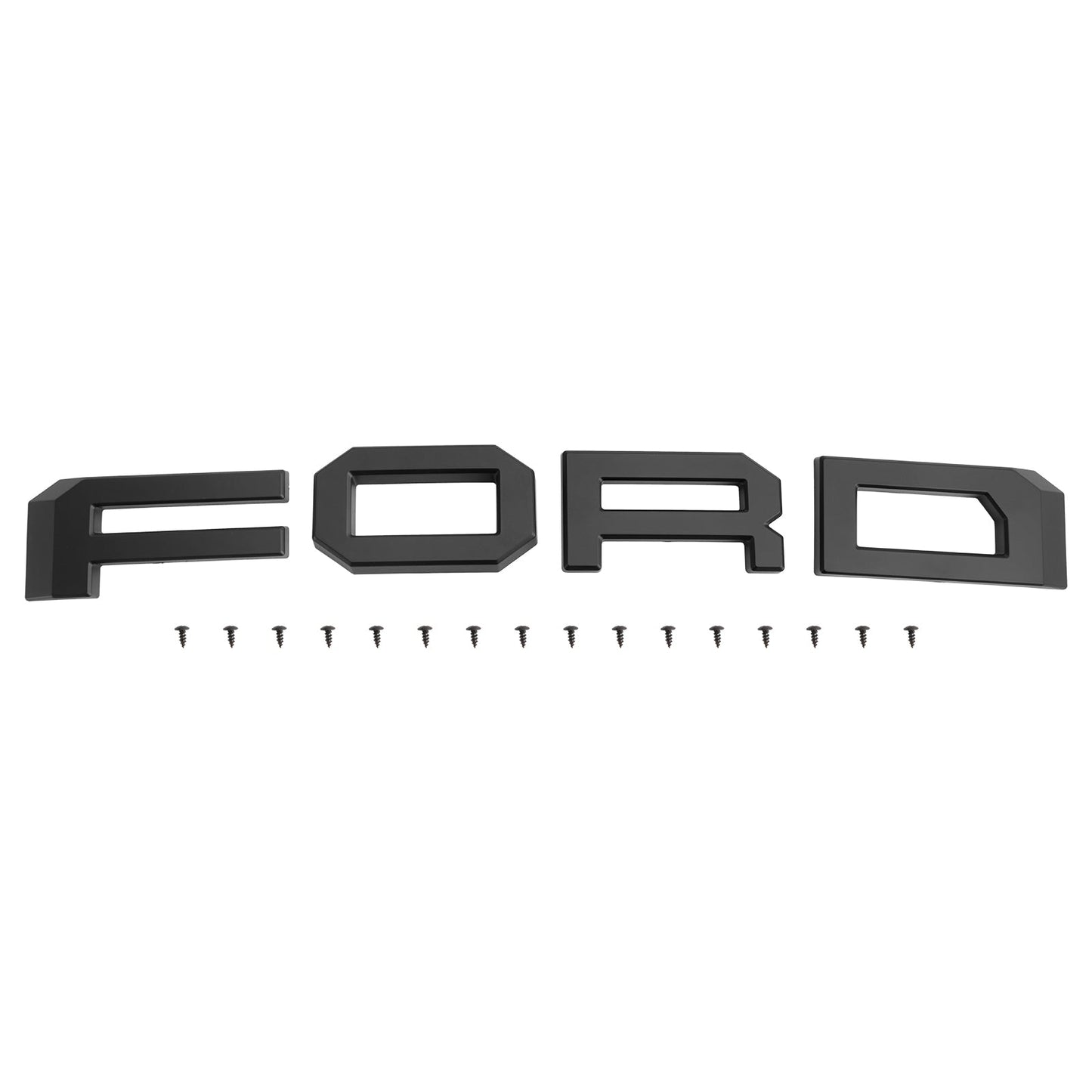 2004-2011 Ford Ranger Raptor Style Grill Front Bumper Matte Black Grille W/ LED Light