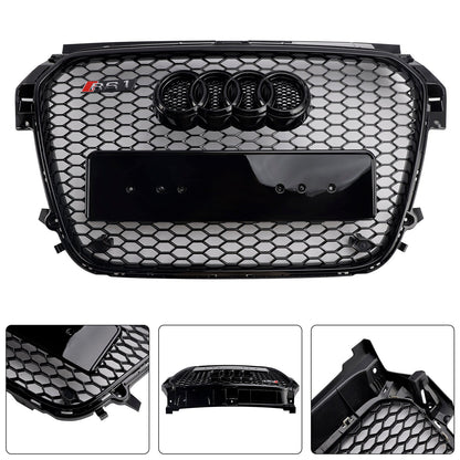2010-2015 Audi A1 / A1 S-Line Front Grille Honeycomb / Slat Style Air Intake Radiator Grill