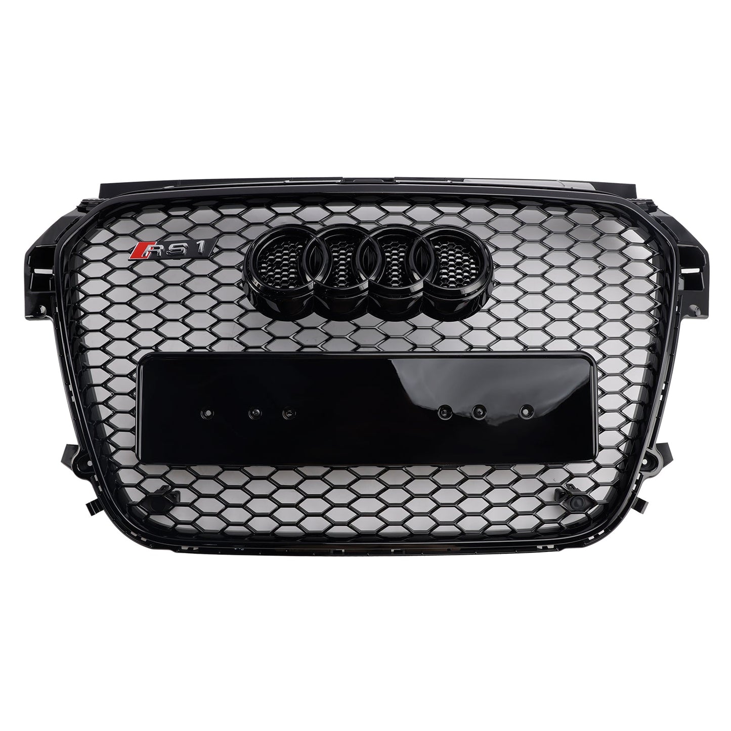 2010 2012 2013 2014 2015 Audi A1 / A1 Sline RS Honeycomb Grille Front Grille Air Intake Radiator Black Hex Mesh Grill