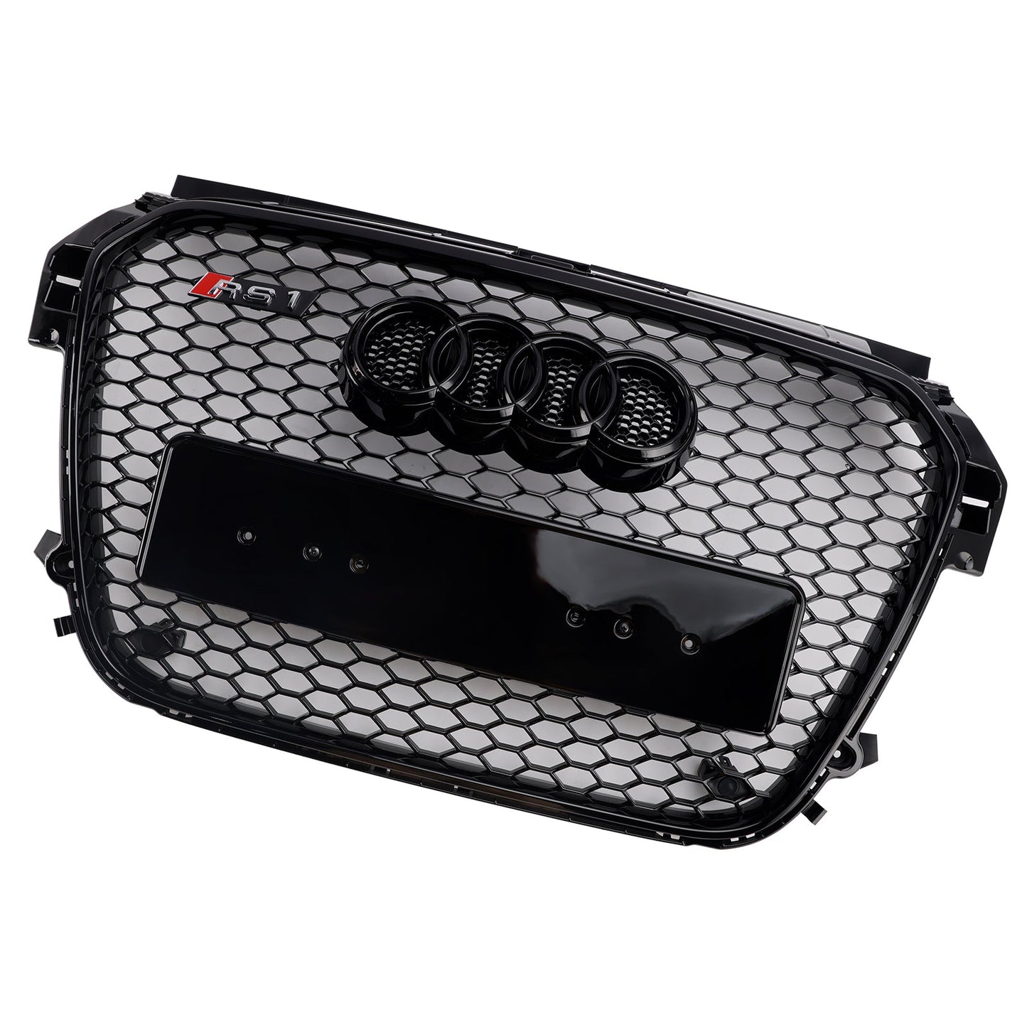 2010 2012 2013 2014 2015 Audi A1 / A1 Sline RS Honeycomb Grille Front Grille Air Intake Radiator Black Hex Mesh Grill