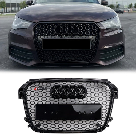 2010-2015 Audi A1 / A1 S-Line Front Grille Honeycomb / Slat Style Air Intake Radiator Grill