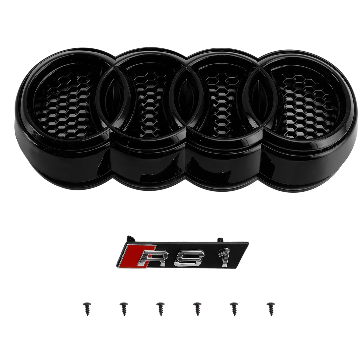 2010 2012 2013 2014 2015 Audi A1 / A1 Sline RS Honeycomb Grille Front Grille Air Intake Radiator Black Hex Mesh Grill