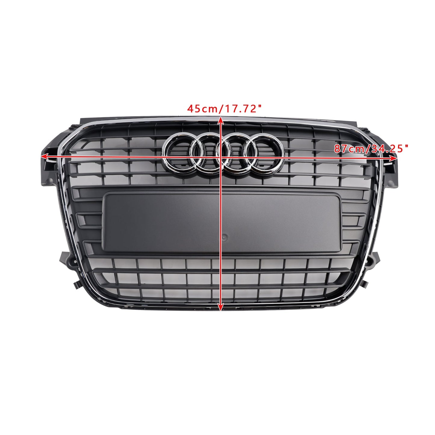 2010-2015 Audi A1 / A1 S-Line Front Grille Honeycomb / Slat Style Air Intake Radiator Grill