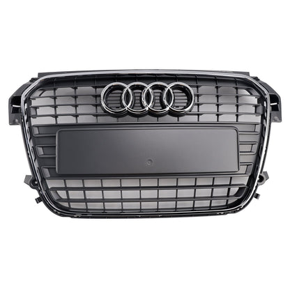 2010-2015 Audi A1 / A1 S-Line Grille Front Bumper Replacement Chrome Mesh Slat Grill