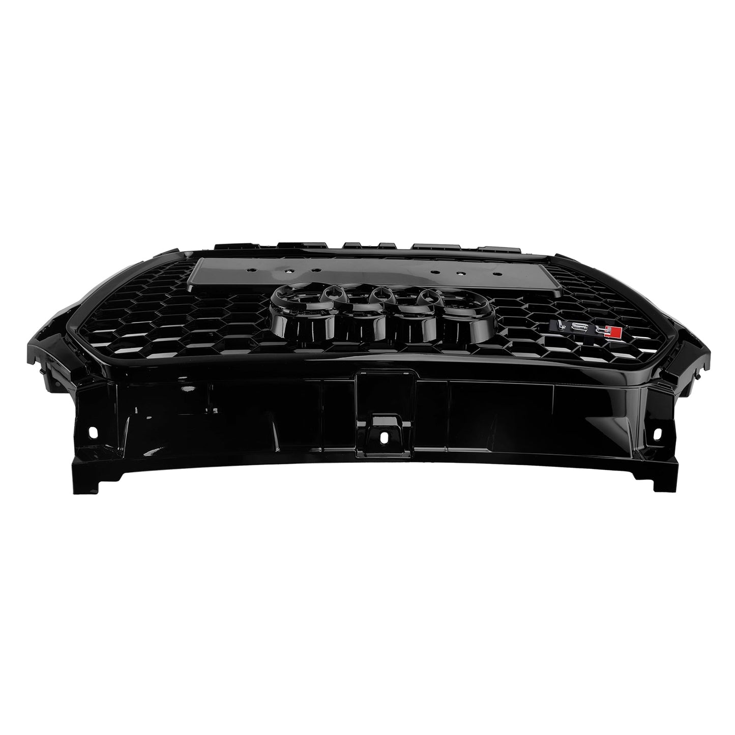 2014 2015 2016 2017 2018 2019 Audi A1 / A1 Sline / S1 8X Honeycomb / Slat Front Grille Air Intake Radiator Black RS Grill W/ Audi Rings