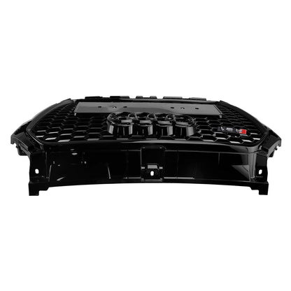 2014 2015 2016 2017 2018 2019 Audi A1 / A1 Sline / S1 8X Honeycomb / Slat Front Grille Air Intake Radiator Black RS Grill W/ Audi Rings
