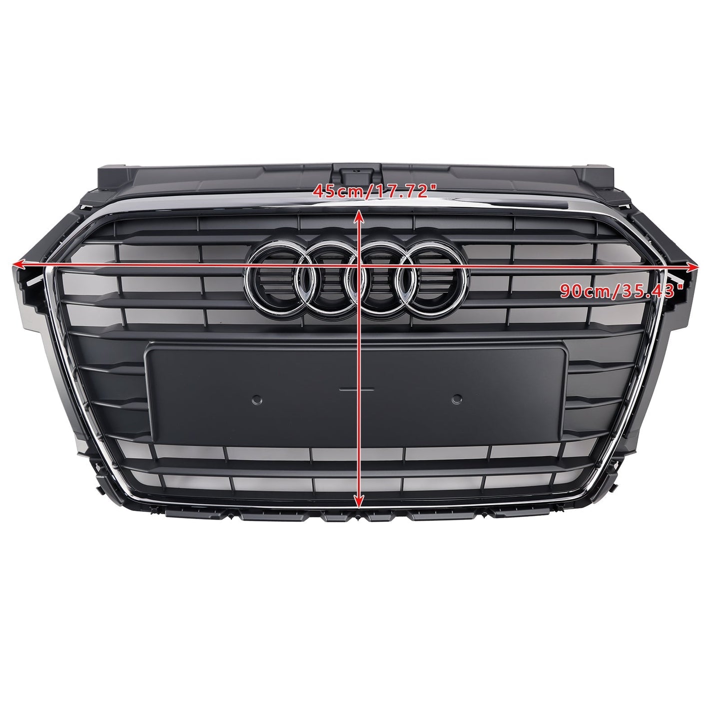 2016-2019 Audi A1 S1 MK1 Facelift Chrome 8XA853651B Front Bumper Grille Grill