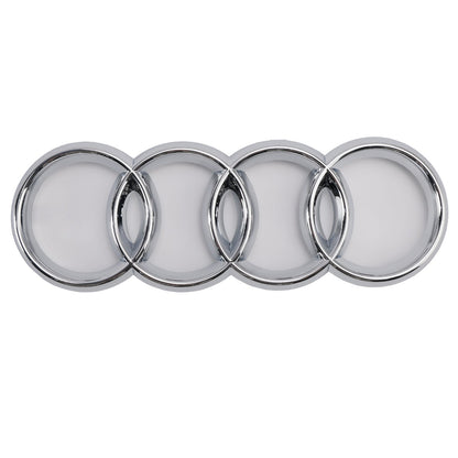 2014-2019 Audi A1 / A1 Sline / S1 Front Grille Front Bumper Chrome Slat Grill W/ Ring Emblem