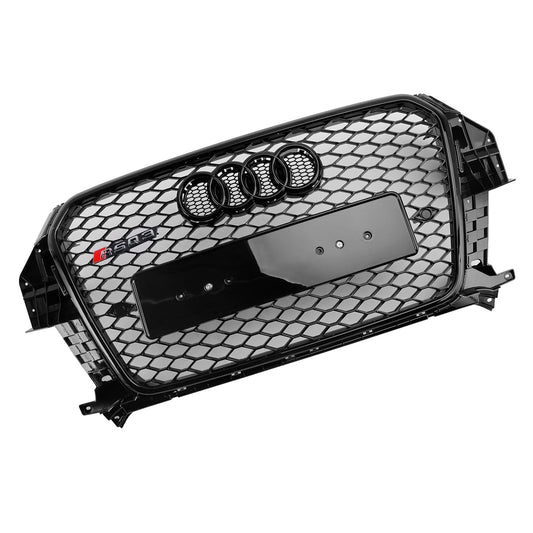 2011-2015 Audi Q3 RSQ3 Style Gloss Black 5060531048501 Front Honeycomb Mesh Grille