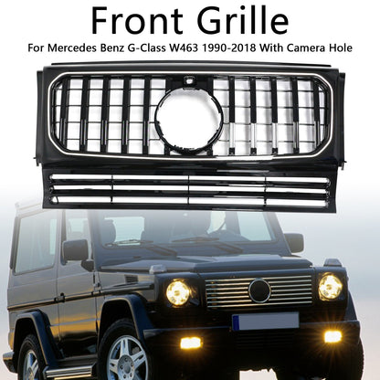 1990-2018 Mercedes Benz G-Class W463 Chrome / Black Grill Air Intake Radiator Bumper Front Grille