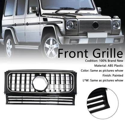 1990-2018 Mercedes Benz G-Class W463 Chrome / Black Grill Air Intake Radiator Bumper Front Grille