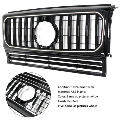 1990-2018 Mercedes Benz G-Class W463 Chrome / Black Grill Air Intake Radiator Bumper Front Grille