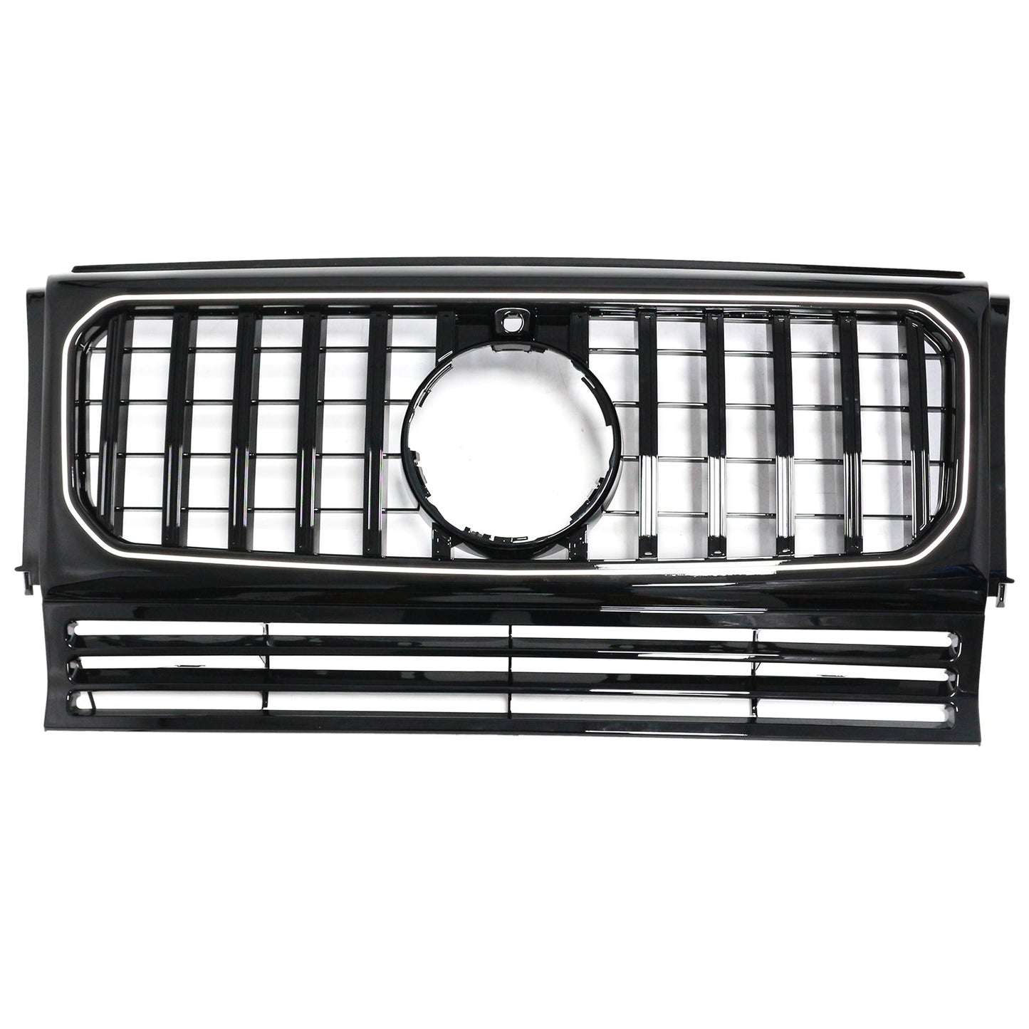 1990-2018 Mercedes Benz G-Class W463 Chrome / Black Grill Air Intake Radiator Bumper Front Grille
