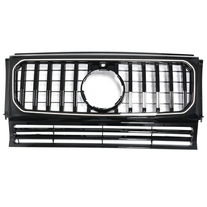 1990-2018 Mercedes Benz G-Class W463 Chrome / Black Grill Air Intake Radiator Bumper Front Grille
