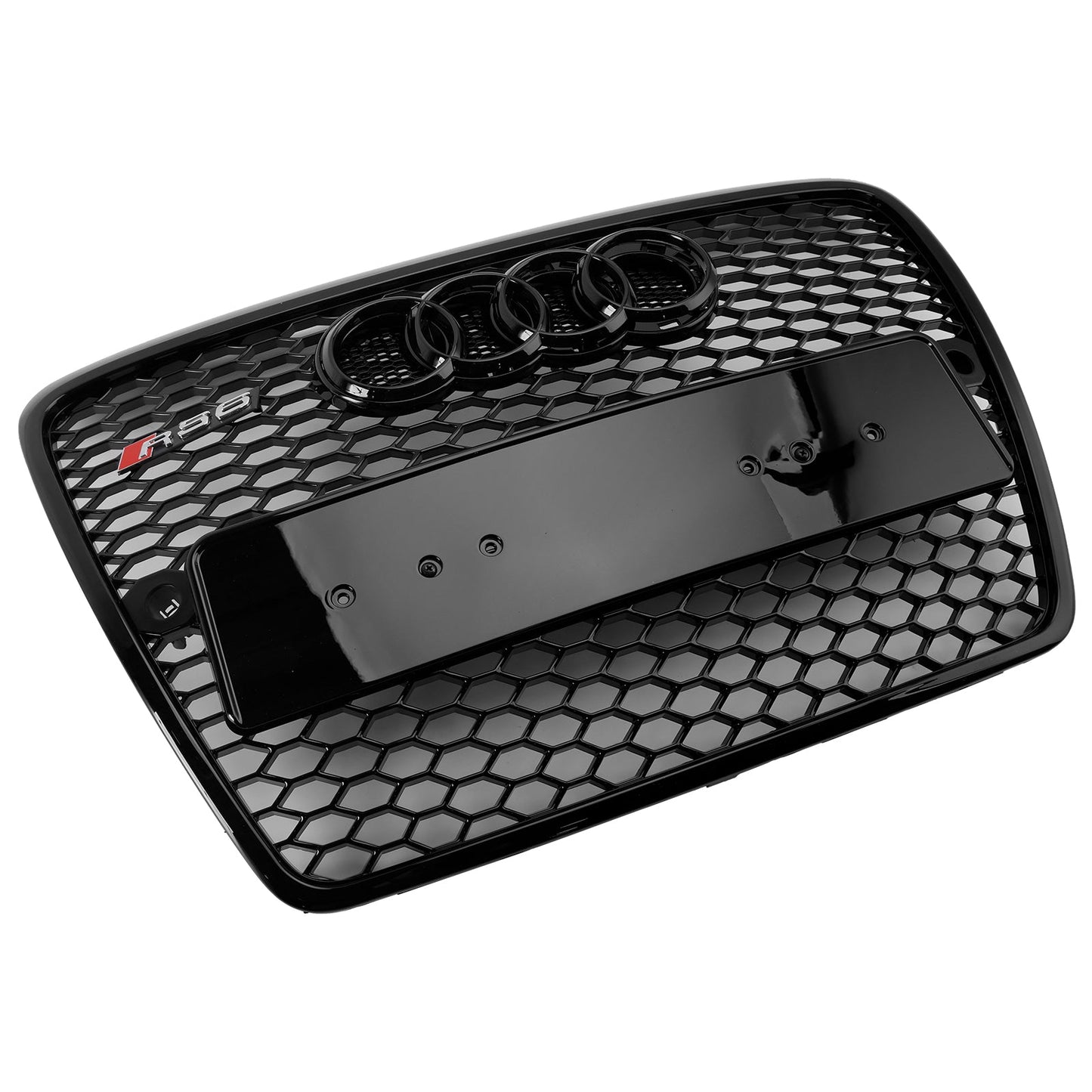 Audi 2004-2008 A6 C6 Front Black Grill Air Intak Radiator Bumper Hoenycomb Mesh Grille