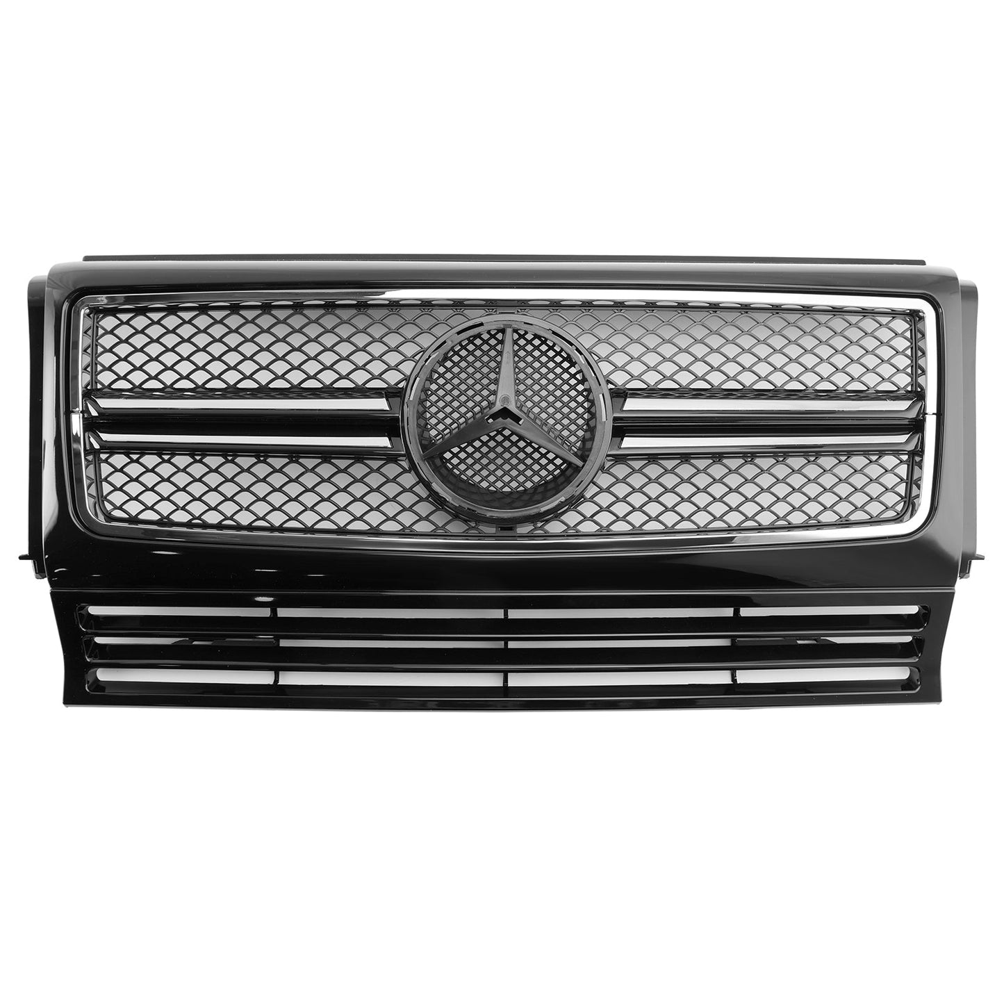 1990-2018 Mercedes Benz G-Class W463 Chrome Black Front Bumper Grill Grille