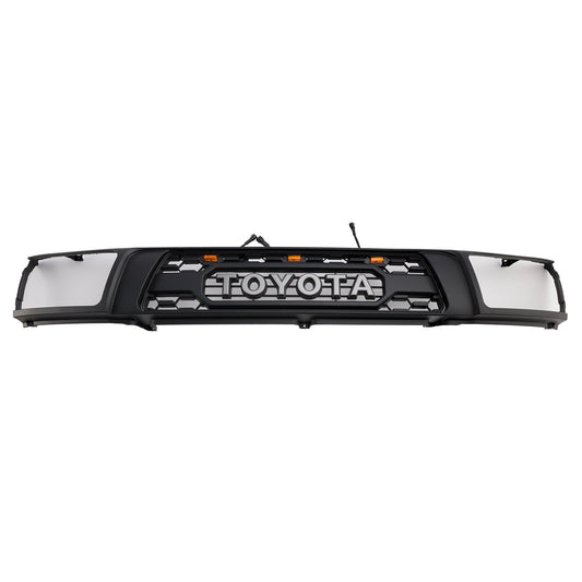 1992-1995 Toyota 4Runner Matte Black Front Bumper Grill W/ LED Light TRD PRO Grille