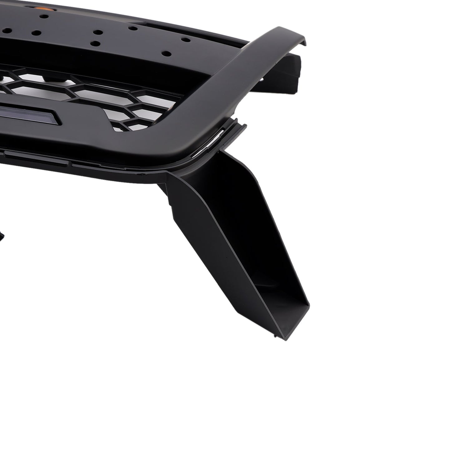 2016-2020 Chevrolet Colorado Matte Black Front Grill Upper Bumper Honeycomb Grille With LED Light