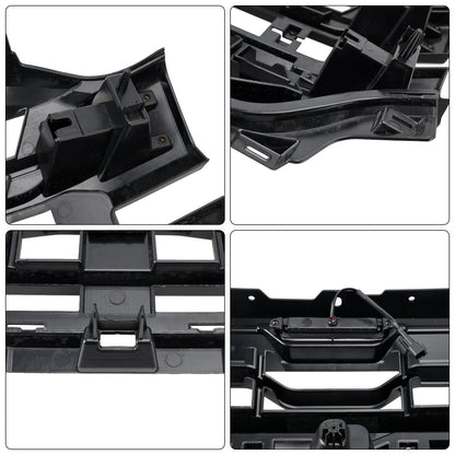 Raptor Style Grill For 2024-2025 Ford F150 Front Bumper Black Replacement Grille W/ LED Light