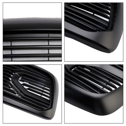 2002-2005 Dodge RAM 1500 Front Grill Big Horn Style Fron Bumper Black Replacement Grille With LED