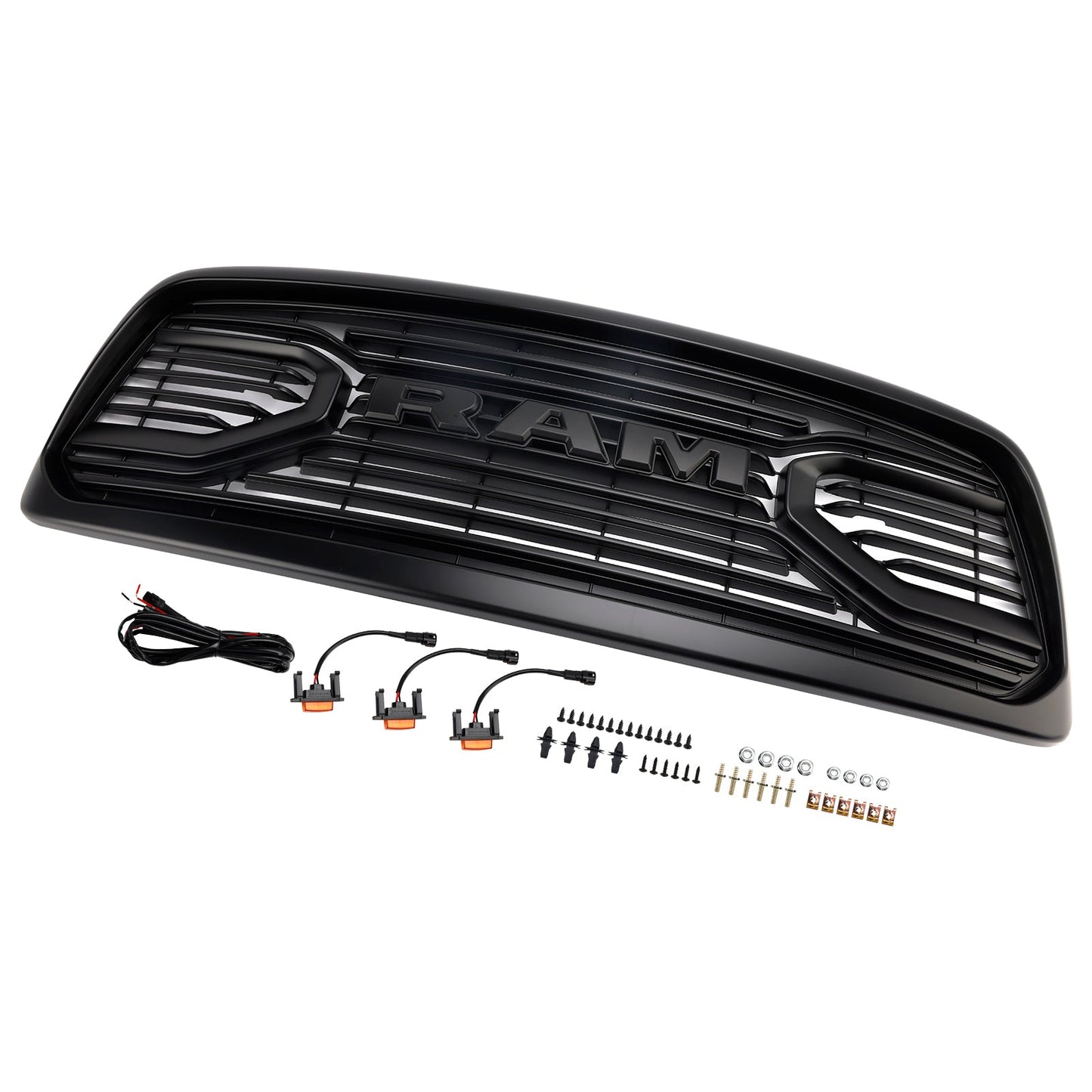 2002-2005 Dodge RAM 1500 Front Bumper Grille Grill Rebel Style