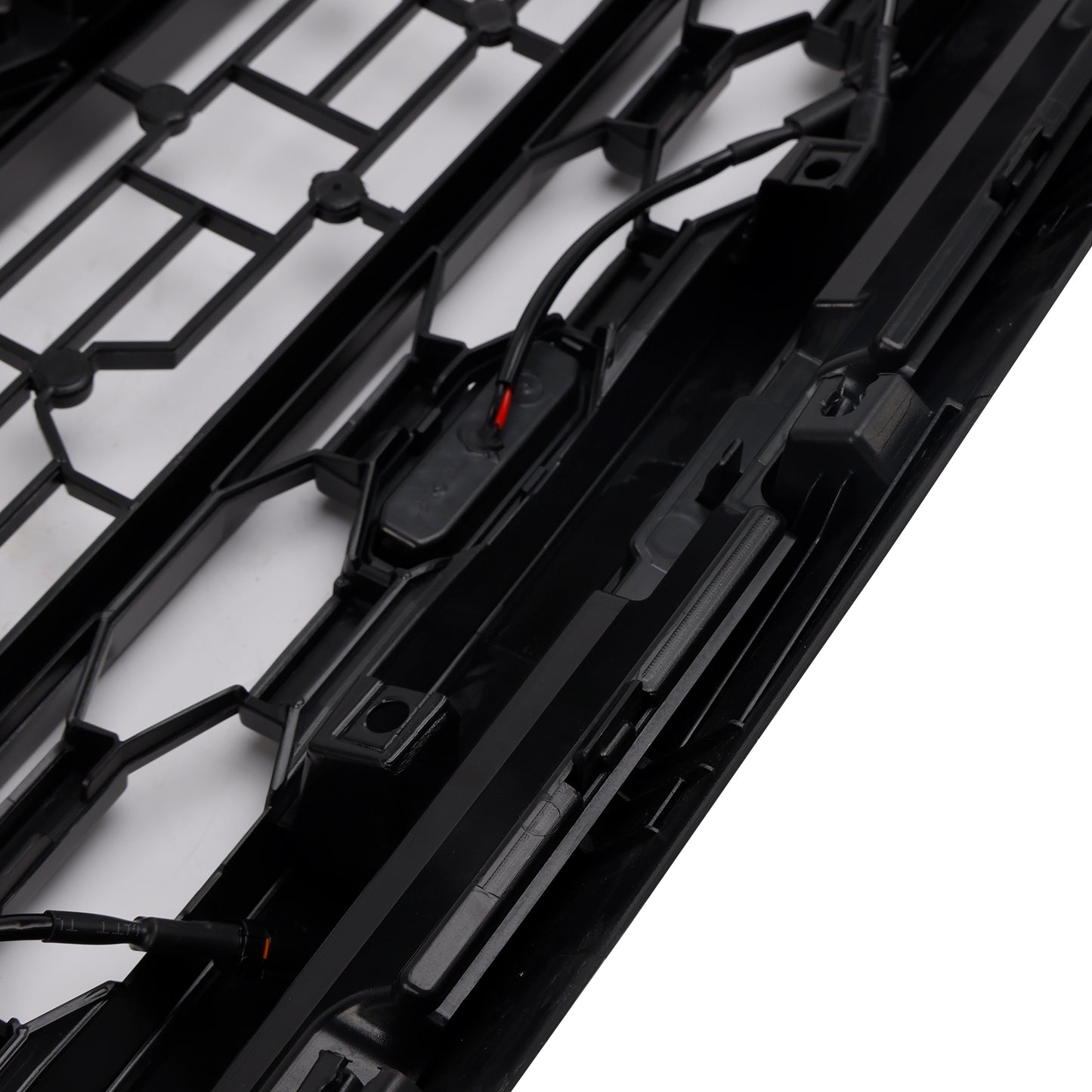 Toyota Sequoia 2019-2021 TRD PRO Grille Front Bumber Black Replacement Grill With Letter & LED