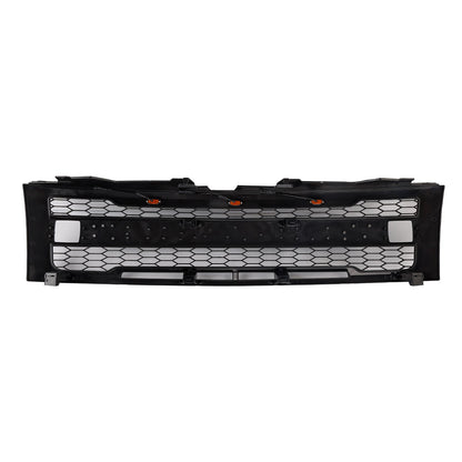 Chevrolet Silverado 1500 2007-2013 Front Grille Front Bumper Black Raptor Grille With LED
