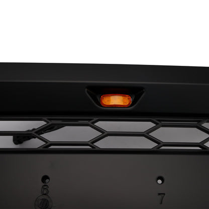 2007-2013 Chevy Silverado 1500 Raptor Style Grill Front Bumper Black Replacement Grille W/ LED