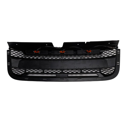 2001-2003 Ford Ranger Raptor Style Grille Front Bumper Replacement Black Grill W/ LED Light